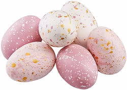 Påskägg stänk rosa