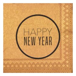 Servetter små Happy New Year