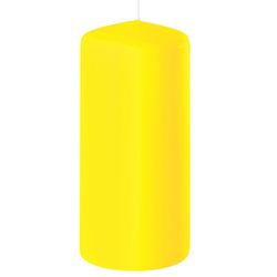Blockljus gul 15 cm