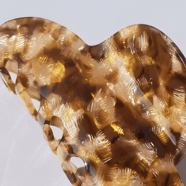 Hårklämma Camel 8 cm