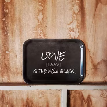 Bricka 27x20 Love- KRAAM
