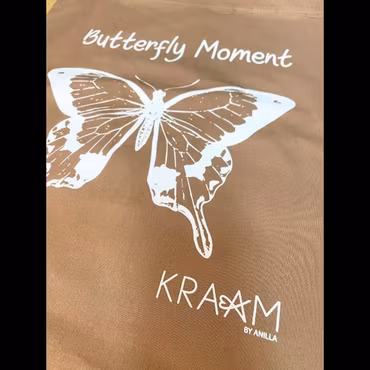 Tygkasse Butterfly- KRAAM