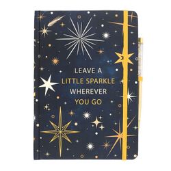 Anteckningsbok Sparkle penna