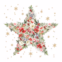 Servetter Julstjärna