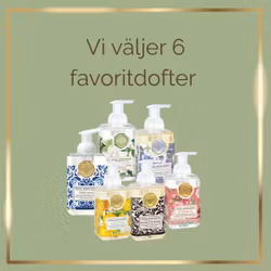 Skumtvålar 6-pack- MICHEL DESIGN WORKS