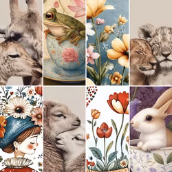 Vykort Vårnyheter 8-pack