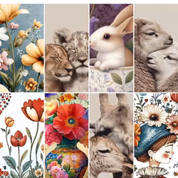 Vykort Vårnyheter 8-pack