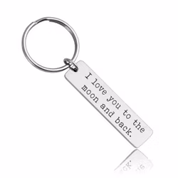 Nyckelring Moon and back