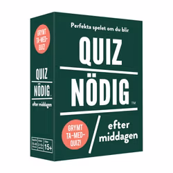 Spel Quiznödig - efter middagen