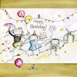 Kort ( stort) Happy Birthday