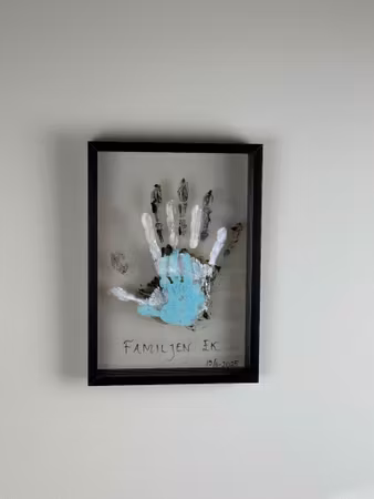 Avtryckskit familj – Tavla i akrylglas