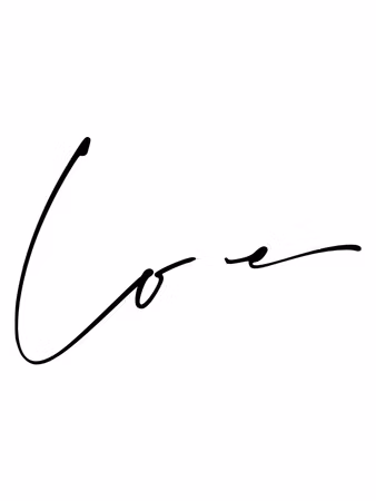 Fot- och handavtryckstavla för barn – Love