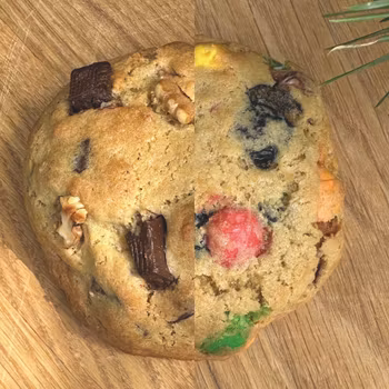 30.07 - 2 pk 130 g COOKIES - 2 nonstop eller 2 sjoko/valnøtt