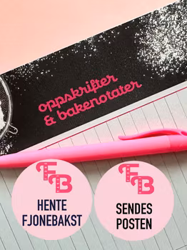 A4 BLOKK for BAKENOTATER & OPPSKRIFTER m/PENN