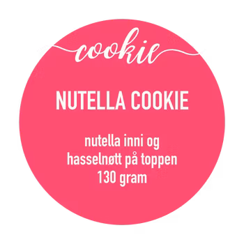 NUTELLA COOKIE - myk Nutella inni - 130 gr