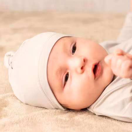 Bamboo Baby Beanie - GREY