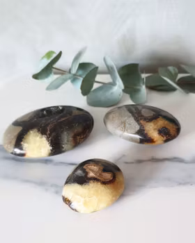 Septarian, touchstone olika storlekar