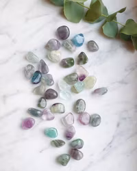 Trumlad Fluorit ca 7-20 gram