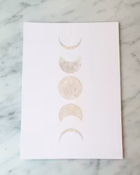 Vykort månfaser, A5