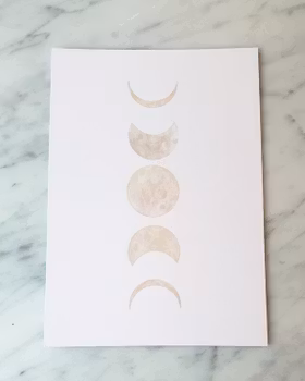 Vykort månfaser, A5