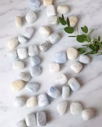 Blå kalcit, ca 10-20 gram