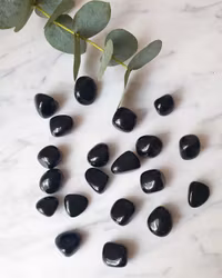 Svart Obsidian, trumlad