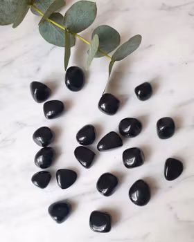 Svart Obsidian, trumlad