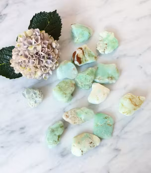 Krysopras, trumlad stor