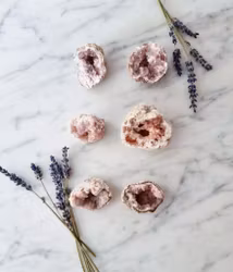 Rosa ametist, kluster