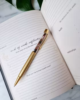 Bläckpenna, turmalin