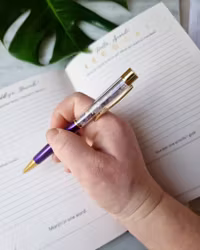 Bläckpenna, Ametist