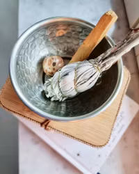 Skål, metall silver