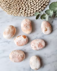 Rosa Skolecit, palmstone