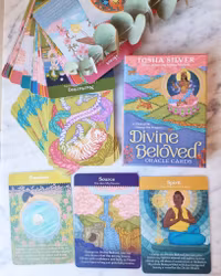 Divine beloved oracle cards, tosha silver