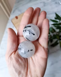 Turmalin kvarts, klot ca 35mm