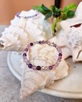 Lila Fluorit & 925SS