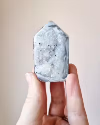 Agatspets med druzy, nr 1