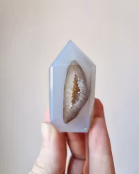 Agatspets med druzy, nr 6