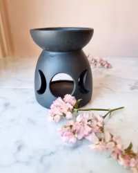 Aromabrännare Månfaser, svart
