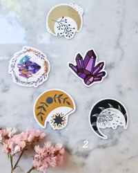 Klistermärken, 5pack, välj dina favoriter ♡