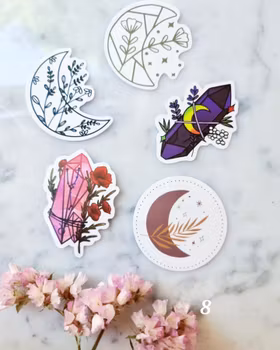 Klistermärken, 5pack, välj dina favoriter ♡