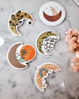 Klistermärken, 5pack, välj dina favoriter ♡