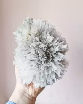 Skolecit, vitt kluster fr Indien Nr 4.4