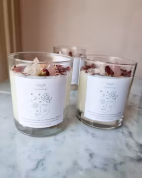 Kristalljus med doft av Pepparmint & Lavendel