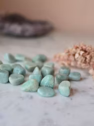 Amazonit, trumlad liten