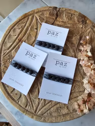 Wish bracelet, Lavasten (mörkgrått band)