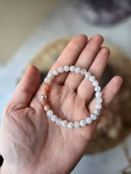 Månsten & solsten med äkta silver