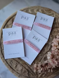 Wish bracelet, rosenkvarts (rosa band)