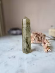 Rutilkvarts, polerad spets