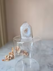 Agatspets med druzy A1